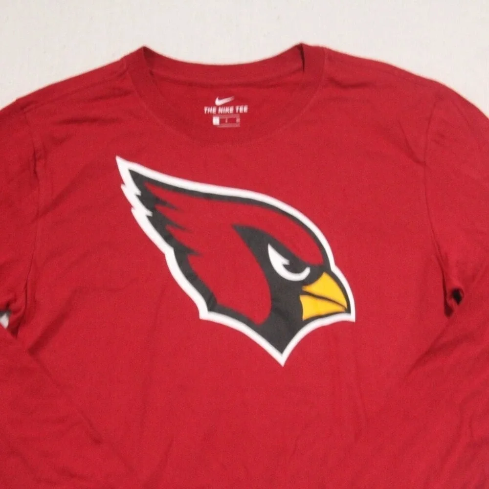 Nike Arizona Cardinals Men Red Long SleeveTee Shirt Size NWT Small